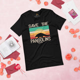 Mammal Anteater Mammalogy T-Shirt - Save The Pangolin Shirt - Extinction Animals & Endangered Species Shirt - Animal Activists Tee - Black