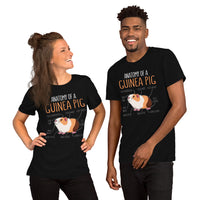 Anatomy of A Guinea Pig Furry Potato T-Shirt - Guinea Pig Whisperer & Lovers Shirt - Ideal Gift for Cavy, Rodent Dad/Mom & Pet Owners - Black, Unisex