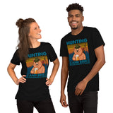 Bow Hunting T-Shirt - Gifts for Hunters, Archers & Beer Lovers - Smokey The Bear Merch - Hunting And Beer Because Murder Is Wrong Shirt - Black, Unisex