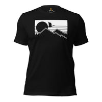 Upland Hunting Shirt - Presents, Gift Ideas for Bird Lovers, Hunters, Birdwatchers, Birders - Silly Goose & Duck Shirt - Mallard T-Shirt - Black