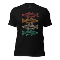 Fishing & PFG T-Shirt - Gift for Fisherman - Performance Fishing Gear - Master Baiter Shirt - Snook Fishing 80s Retro Aesthetic Shirt - Black