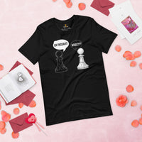 Funny Chess T-Shirt - Christmas & Birthday Gift For Him & Her, Chess Player & Lover - Typical Gamer Tee - En Passant Chess Pieces Shirt - Black