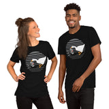 Funny Silly Goose Video Game T-Shirt - Christmas Gaming Gift For Him & Her, Gamer - Geese Merch - Silly Goose Carrying A Radio Shirt - Black, Unisex