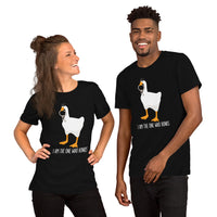 Silly Goose Video Game T-Shirt - Christmas & Birthday Gaming Gift For Him & Her, A Gamer - Geese Merch - I'm The One Who Honks Shirt - Black, Unisex