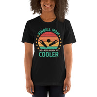 Christmas & Mother's Day Gaming Gift for Her, A Typical Gamer - Arcade Video Game Tee - Pinball Mom Like A Regular Mom But Cooler Shirt - Black