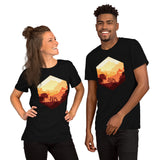 DnD & RPG Games T-Shirt - Sunset Adventure D&D Dice Shirt - Gaming Gift for Him & Her, Typical Gamers & Game Lovers - Fun Squad Merch - Black, Unisex