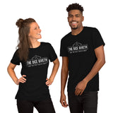 DnD & RPG Games T-Shirt - Gaming Gift for Him & Her, Typical Gamers & Game Lovers - The Dice Giveth The Dice Taketh Away Bible Shirt - Black, Unisex