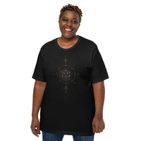 DnD & RPG Games T-Shirt - Xmas Gaming Gift Ideas for Her, Typical Gamers & Tarot Lovers - Artistic D&D Dice Cottagecore Aesthetic Shirt - Black, Plus Size