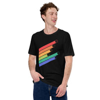 DnD & RPG Games T-Shirt - Christmas Gaming Gift Ideas for Him & Her, Typical Gamers & Game Lovers - Retro D&D Dices Aesthetic Shirt - Black