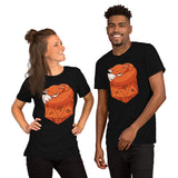 DnD & RPG Games T-Shirt - Gaming Gift for Him & Her, Typical Gamers & Fox Lovers - Game Day Tee - Adorable Napping Fox D&D Geeky Shirt - Black, Unisex