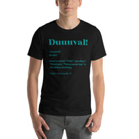 Jacksonville Football Fanatic Vintage Graphic T-Shirt: Ideal Gifts for Football Fans - Game Day Shirt - Funny Duuuval Definition Shirt - Black, Men