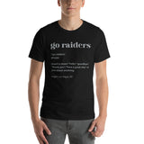 Las Vegas Football Fanatic Vintage Graphic T-Shirt: Ideal Gifts for Football Fans - Game Day Shirt - Funny Go Raiders Definition Shirt - Black, Men