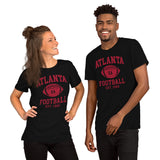 Atlanta Est.1966 T-Shirt - Football Fanatic Vintage Graphic Shirt: Retro Style, Ideal Gifts for Football Fans - Game Day Shirt - Black, Unisex