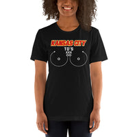 Kansas City TD's T-Shirt - Funny Football Fanatic Shirt: Ideal Gifts for Football Moms, Fans & Supporters - Sarcastic Game Day Shirt - Black