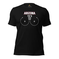 Arizona TD's T-Shirt - Funny Football Fanatic Shirt: Ideal Gifts for Football Moms, Fans & Supporters - Sarcastic Game Day Shirt - Black