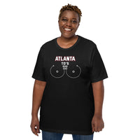 Atlanta TD's T-Shirt - Funny Football Fanatic Shirt: Ideal Gifts for Football Moms, Fans & Supporters - Sarcastic Game Day Shirt - Black, Plus Size