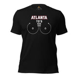 Atlanta TD's T-Shirt - Funny Football Fanatic Shirt: Ideal Gifts for Football Moms, Fans & Supporters - Sarcastic Game Day Shirt - Black