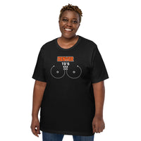 Denver TD's T-Shirt - Funny Football Fanatic Shirt: Ideal Gifts for Football Moms, Fans & Supporters - Sarcastic Game Day Shirt - Black, Plus Size