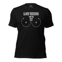 Las Vegas TD's T-Shirt - Funny Football Fanatic Shirt: Ideal Gifts for Football Moms, Fans & Supporters - Sarcastic Game Day Shirt - Black