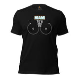 Miami TD's T-Shirt - Funny Football Fanatic Shirt: Ideal Gifts for Football Moms, Fans & Supporters - Sarcastic Game Day Shirt - Black