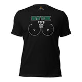 New York TD's T-Shirt - Funny Football Fanatic Shirt: Ideal Gifts for Football Moms, Fans & Supporters - Sarcastic Game Day Shirt - Black