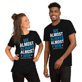 Funny Carolina Football Fanatic Shirt: Ideal Gifts for Him & Her, Football Fans - We Almost Always Almost Win Shirt - Game Day Shirt - Black, Unisex