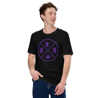 Minnesota Football Emblem Fanatic Vintage Graphic T-Shirt: Retro Style, Ideal Gifts for Him & Her, Football Fans - Game Day Shirt - Black