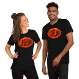 Cleveland, Ohio Football Fanatic Vintage Graphic T-Shirt: Gift Ideas for Him & Her, Football Fans - Retro Style Game Day Shirt - Black, Unisex