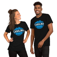 Detroit Skyline Football Fanatic Vintage Graphic T-Shirt: Ideal Gift for Him & Her, Football Fans - Retro Style Game Day Shirt - Black, Unisex