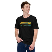 Jacksonville, Florida Football Fanatic Vintage Graphic Shirt: Gift Ideas for Him & Her, Football Fans - Retro Style Game Day Shirt - Black