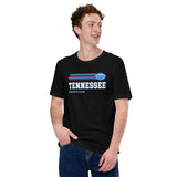 Nashville, Tennessee Football Fanatic Vintage Graphic Shirt: Gift Ideas for Him & Her, Football Fans - Retro Style Game Day Shirt - Black