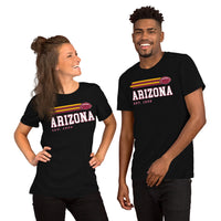 Arizona Est.1898 Football Fanatic Vintage Graphic Shirt: Gift Ideas for Him & Her, Football Fans - Retro Style Game Day Shirt - Black, Unisex
