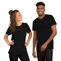 Happy Smiley Face Emoji T-Shirt - San Francisco Football Fanatic Vintage Graphic Shirt: Gift Ideas for Him & Her, Football Fans - Black, Unisex