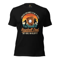 Funny Baseball T-Shirt - Gift Ideas for Him, Baseball Lovers & Enthusiasts - Sexy Baseball Dad Shirt - Game Day Tees for Men - Black
