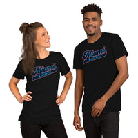 Vintage Miami Baseball Fanatic Shirt: Ideal Gifts for Him & Her, Baseball Lovers & Enthusiasts - Retro Style Game Day Shirt - Black, Unisex
