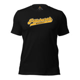 Vintage Pittsburgh Baseball Fanatic Shirt: Ideal Gifts for Him & Her, Baseball Lovers & Enthusiasts - Retro Style Game Day Shirt - Black