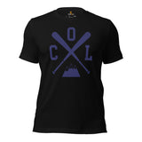 Vintage Colorado Baseball Emblem Fanatic T-Shirt: Ideal Gifts for Him & Her, Baseball Lovers & Enthusiasts - Retro Style Game Day Tee - Black