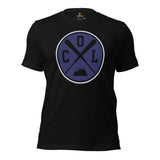 Vintage Colorado Baseball Emblem Fanatic T-Shirt: Gift Ideas for Him & Her, Baseball Lovers & Enthusiasts - Retro Style Game Day Shirt - Black