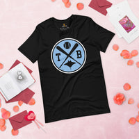 Vintage Tampa Bay Baseball Emblem Fanatic T-Shirt: Gift Ideas for Him & Her, Baseball Lovers & Enthusiasts - Retro Style Game Day Shirt - Black