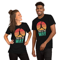 Christmas Gift Ideas for Basketball Lovers, Coach & Players - Senior Night, Game Outfit & Attire - Vintage This Is The Way T-Shirt - Black, Unisex