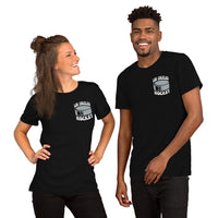 Los Angeles T-Shirt - California T-Shirt - Hockey Tee - Game Day Shirt - Vintage Hockey T-Shirt - Gift for Hockey Player & Lover - LA Shirt - Black, Front, Unisex