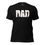 Golf Tee Shirt & Outfit - Unique Bday, Christmas & Father's Day Gift Ideas for Guys & Men, Golfers & Golf Lover - Vintage Golf Dad Tee - Black