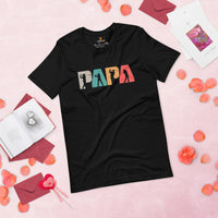 Golf Tee Shirt & Outfit - Unique Bday, Christmas & Father's Day Gift Ideas for Guys & Men, Golfers & Golf Lover - Vintage Golf Papa Tee - Black