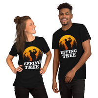 Vintage Golf Tee - Cool Golf Gifts for Golfers & Golf Lovers - Funny Golf Shirts, Attire & Outfit - Golfer T-Shirt - Effing Tree T-Shirt - Black, Unisex