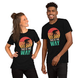 Biking Shirt - Cyclist Shirt - Presents for Cyclists, Bike Riders - Funny Cycling T-Shirt - Cycopath T-Shirt - This Is The Way T-Shirt - Black, Unisex