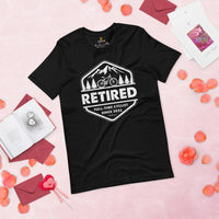 Biking Shirt - Cyclist Shirt - Retirement Presents for Cyclists, Bike Riders - Funny Cycling T-Shirt - Full-Time Cyclist Since 2023 T-Shirt - Black