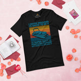 Fishing & Vacation Shirt, Outfit - Boat Party Attire - Gift for Boat Owner, Fisherman - Retro Proud Super Sexy Pontoon Captain Tee - Black