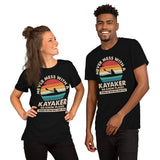 Lake Boating Wear, Apparel - Vacation Outfit, Clothes - Gift for Kayaker, Outdoorsman, Nature Lovers - Don't Mess With A Kayaker Tee - Black, Unisex
