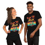 Skate Streetwear & Urban Outfit, Attire - Roller Skating Shirt, Wear, Clothing - Gifts for Skaters - Vintage Let It Roll Tee - Black, Unisex
