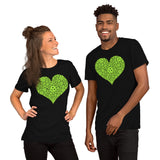 Pickleball T-Shirt - Pickle Ball Sport Outfit, Clothes, Apparel For Men & Women - Gifts for Pickleball Players - Heart of Balls Tee - Black, Unisex